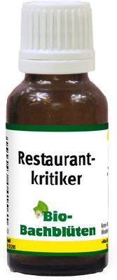 Bio-Bachblüten Restaurantkritiker 20 ml