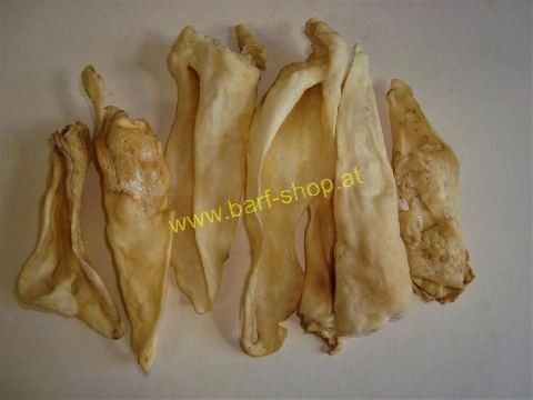 Lammohren ohne Fell 100g