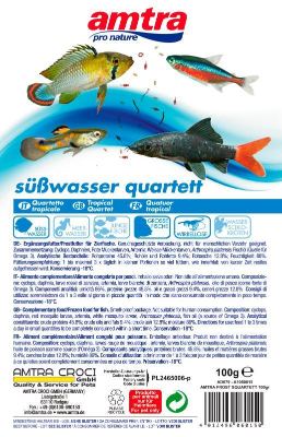 Süßwasser quartett 100g Blister
