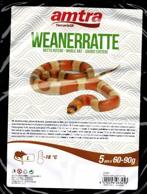 Weanerratte 5stk. (60-90g)