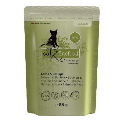 Catz finefood N° 5 Lachs & Geflügel Classic 85g