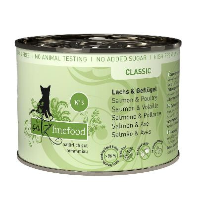 Catz finefood N° 5 Lachs & Geflügel Classic 200g