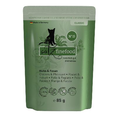 Catz finefood N° 15 Huhn & Fasan Classic 85g