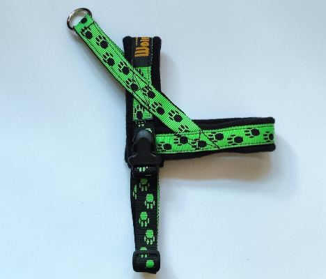 Norweger Führgeschirr Fleece L Grün