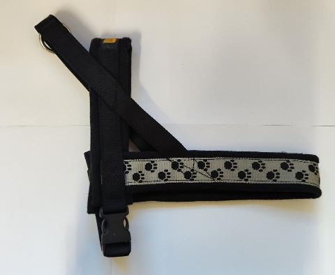 Norweger Führgeschirr Fleece XXL Grau