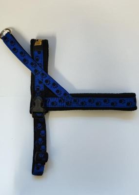 Norweger Führgeschirr Fleece XL Blau