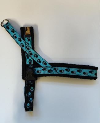 Norweger Führgeschirr Fleece S Türkies