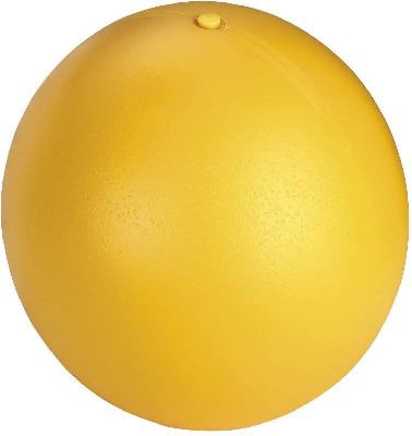 Hundespielball Ø 30 cm, gelb, aus Kunststoff
