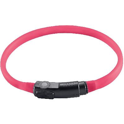 Katzenleuchthalsband Yukon pink 18-34cm