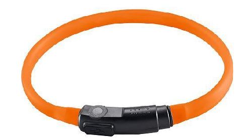 Katzenleuchthalsband Yukon orange 18-34cm