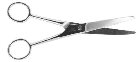 Anschneidschere 130mm Griff gebogen