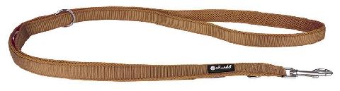 Verstellbare Führleine cognac S