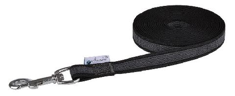 Gummierte Schleppleine 5m schwarz