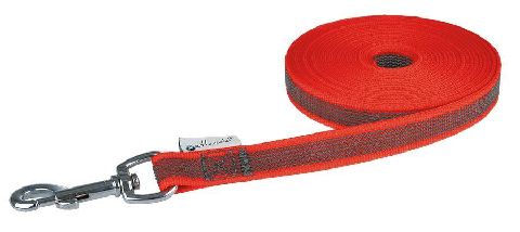 Gummierte Schleppleine 5m rot